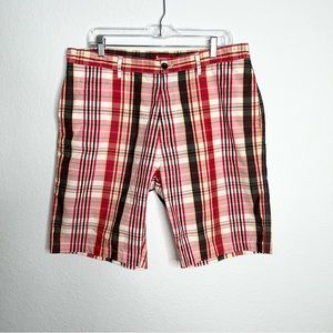 Supreme men size 34 Red Plaid Shorts Multicolored A5